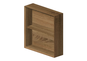 M&oacute;veis 3D - Estante de madeira - Geberit - Geberit iCon - 502.323.JH.1