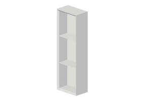 Meubles 3D - &Eacute;tag&egrave;re en bois laqu&eacute; - Geberit - Geberit iCon - 502.320.01.1