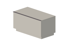 Muebles 3D - Armario lateral de madera lacada - Geberit - Geberit iCon - 840092000