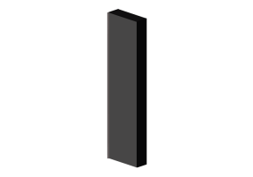M&oacute;veis 3D - Gabinete de coluna - Geberit - Geberit Acanto - 500.637.16.1