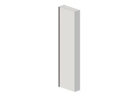 Meubles 3D - Meuble colonne - Geberit - Geberit Acanto - 500.637.01.2