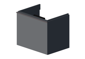 Meubles 3D - Meuble sous lavabo - Geberit - Geberit Acanto - 500.610.JK.2