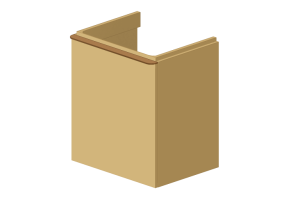 M&oacute;veis 3D - Gabinete para banheiro - Geberit - Geberit Smyle - 500.365.JL.1