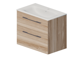 M&oacute;veis 3D - Conjunto cuba com gabinete - Geberit - Geberit Selnova Square - 501.242.00.1