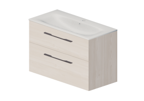 Meubles 3D - Ensemble lavabo avec meuble - Geberit - Geberit Selnova Square - 501.247.00.1