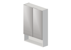 M&oacute;veis 3D - Gabinete espelho - Geberit - Geberit Selnova Square - 501.264.00.1