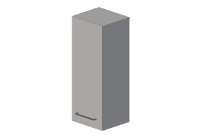 3D M&ouml;bel - Halbhober Schrank - Geberit - Geberit Selnova Square - 501.277.00.1