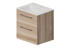 Meubles 3D - Ensemble lavabo avec meuble - Geberit - Geberit Selnova Square - 501.238.00.1