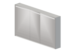 Móveis 3D - Gabinete espelho - Geberit - Geberit Option - 500.207.00.1