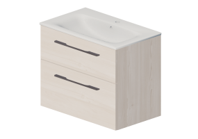 Meubles 3D - Ensemble lavabo avec meuble - Geberit - Geberit Selnova Square - 501.243.00.1