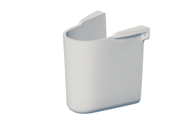 3D Accessories - Semi-pedestal washbasin - Geberit -... 3D Accessories - Semi-pedestal washbasin - Geberit -...