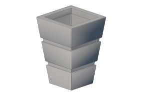 Vases et C&eacute;ramiques 3D - Pot - Geniale - DMF-CR2