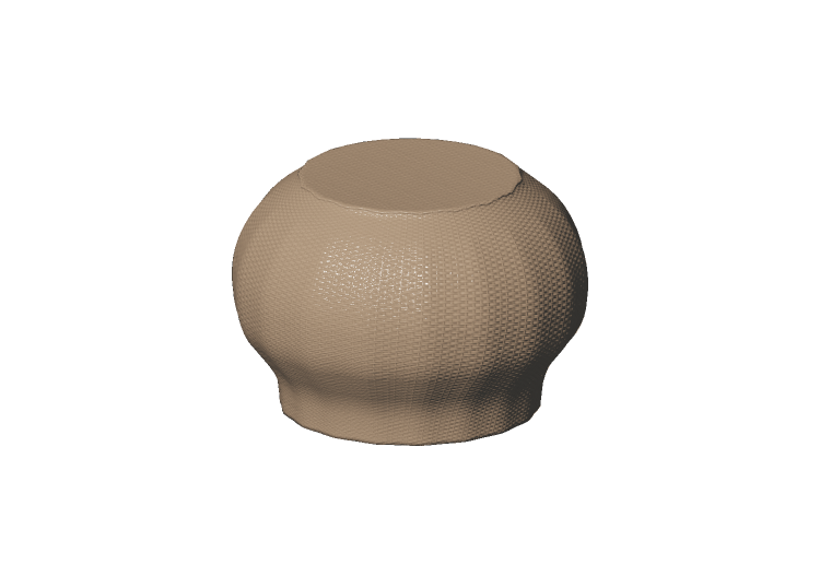 3D Tisch - Rattan-Tisch geflochten - Gervasoni - Bolla 10... 3D Tisch - Rattan-Tisch geflochten - Gervasoni - Bolla 10...