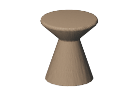 Mesas 3D - Mesa de vime entrelaçado - Gervasoni - Bolla 12