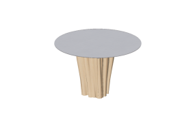 Tables 3D - Table en aluminium rayé - Gervasoni - Brick 36