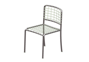 Sillas 3D - Silla de acero - Gervasoni - Allu 23 l