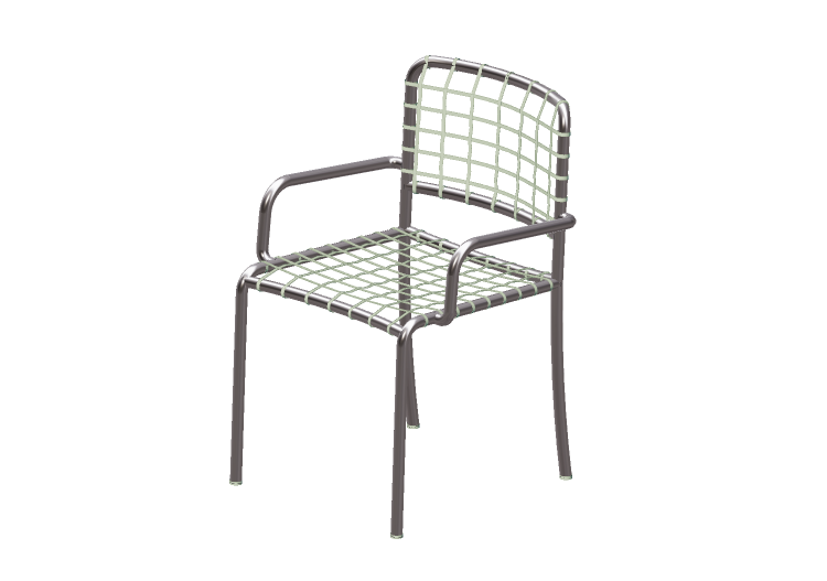 3D Stühle - Stuhl aus Stahl - Gervasoni - Allu 24 l -... 3D Stühle - Stuhl aus Stahl - Gervasoni - Allu 24 l -...