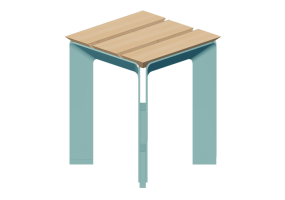 Benches and Planters 3D - Stool - Gl&auml;nta - Vinkeln - 267204