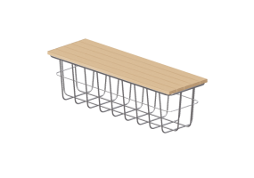 Bancos y Macetas 3D - Banco - Gl&auml;nta - Gabion - 277180