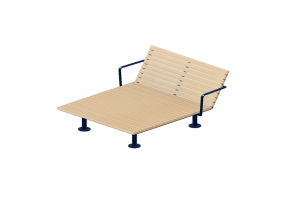 Benches and Planters 3D - Single bed - Gl&auml;nta - Skala - 267235