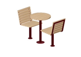 Panchine e Fioriere 3D - Tavolo e sedie - Gl&auml;nta - Str&aring;