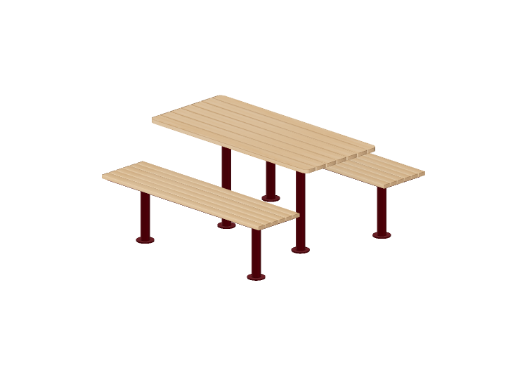 3D Sitzbänke und Pflanzengefäße - Tisch und Sitzbänke -... 3D Sitzbänke und Pflanzengefäße - Tisch und Sitzbänke -...