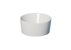 3D Waschbecken - Waschbecken &phi;35x16 cm - Globo - Forty3 - fo035.bi