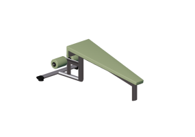 Fitness 3D - Negative Bench Narrow - Gym80 - 4107