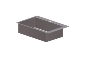 Lavabos et &eacute;viers 3D - &Eacute;vier en acier - Hansgrohe - 43302800