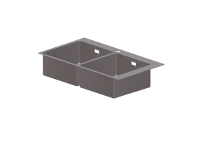 Lavelli 3D - Lavello a due vasche - Hansgrohe - 43303800