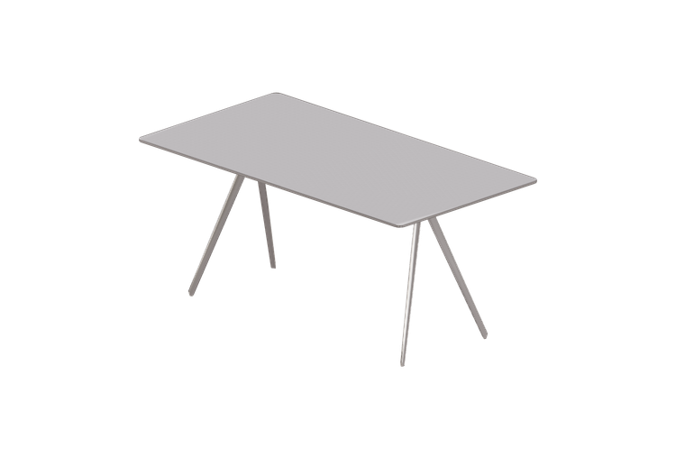 Tavoli 3D - Tavolo - Herman Miller - Baguette - Herman... Tavoli 3D - Tavolo - Herman Miller - Baguette - Herman...