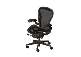 Cadeira 3D - Cadeira girat&oacute;ria - Herman Miller - Aeron