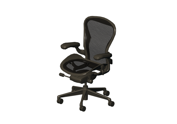 Chaises 3D - Chaise pivotante - Herman Miller - Aeron -... Chaises 3D - Chaise pivotante - Herman Miller - Aeron -...