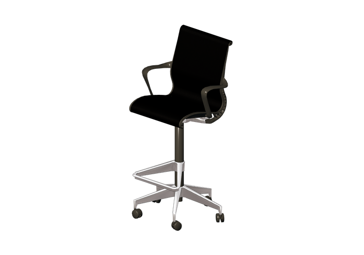 Chaises 3D - Tabouret tournant - Herman Miller - - Setu -... Chaises 3D - Tabouret tournant - Herman Miller - - Setu -...