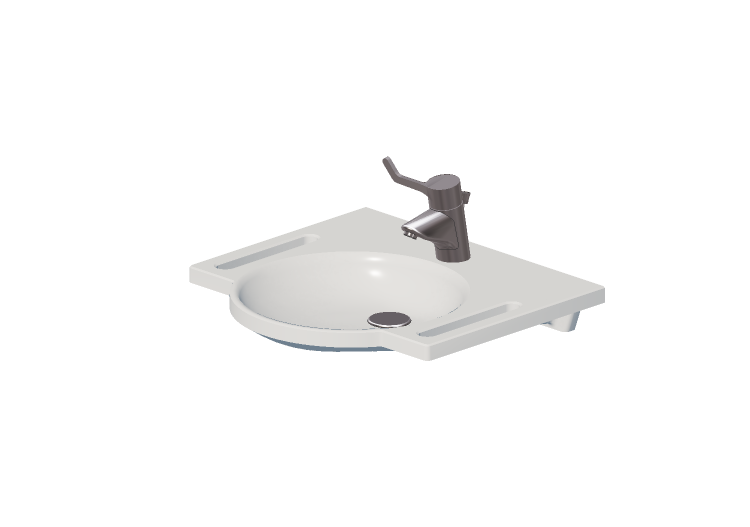 Lavabi 3D - Lavabo per disabili - Hewi - 950.11.101 - Hewi Lavabi 3D - Lavabo per disabili - Hewi - 950.11.101 - Hewi