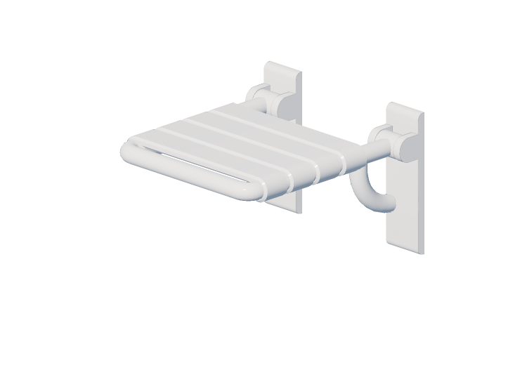 Acessórios 3D - Assento dobrável para chuveiro - Hewi -... Acessórios 3D - Assento dobrável para chuveiro - Hewi -...