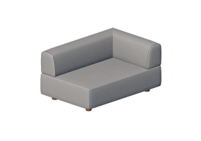 3D Sessel und Sofas - Sofa aus Stoff oder Leder - Hitch Mylius - hm108u