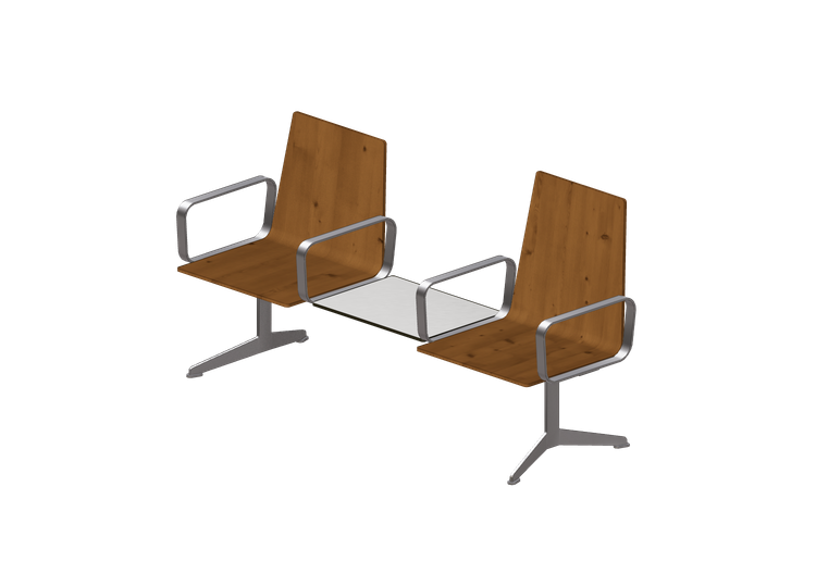Sedie 3D - Seduta su trave 2 posti - Hitch Mylius - hm213b... Sedie 3D - Seduta su trave 2 posti - Hitch Mylius - hm213b...