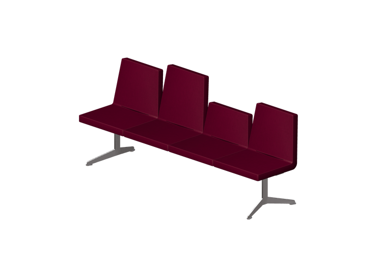 3D Stühle - 3-Sitzer auf Balken - Hitch Mylius - hm213g -... 3D Stühle - 3-Sitzer auf Balken - Hitch Mylius - hm213g -...