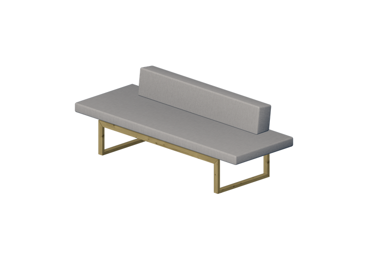 Poltronas 3D - Banco com assento acolchoado - Hitch Mylius... Poltronas 3D - Banco com assento acolchoado - Hitch Mylius...