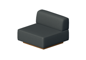 Poltronas 3D - Poltrona em tecido - Hitch Mylius - hm108d