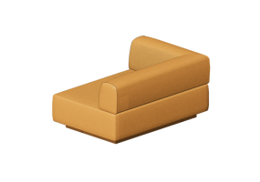 3D Sessel - Sofa aus Stoff oder Leder - Hitch Mylius - hm108v
