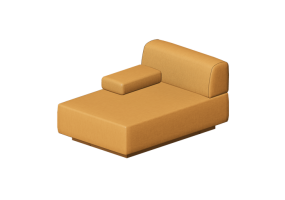 Fauteuil 3D - Assises longue - Hitch Mylius - hm108t