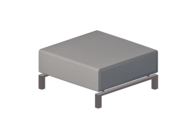 Poltronas 3D - Pufe em tecido ou de couro - Hitch Mylius - hm991a
