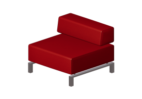 Poltrone 3D - Poltrona in tessuto o in pelle - Hitch Mylius - hm991c