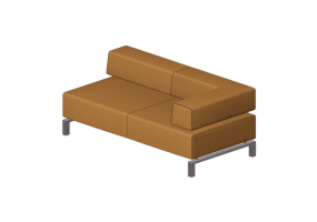 Fauteuil 3D - Canap&eacute; 2 places en tissu ou en cuir - Hitch Mylius - hm991h
