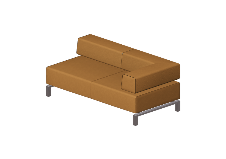 3D Sessel - Sofa 2-Sitzer aus Stoff oder Leder - Hitch... 3D Sessel - Sofa 2-Sitzer aus Stoff oder Leder - Hitch...