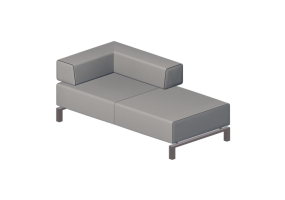 Fauteuil 3D - Canap&eacute; 2 places en tissu ou en cuir - Hitch Mylius - hm991i