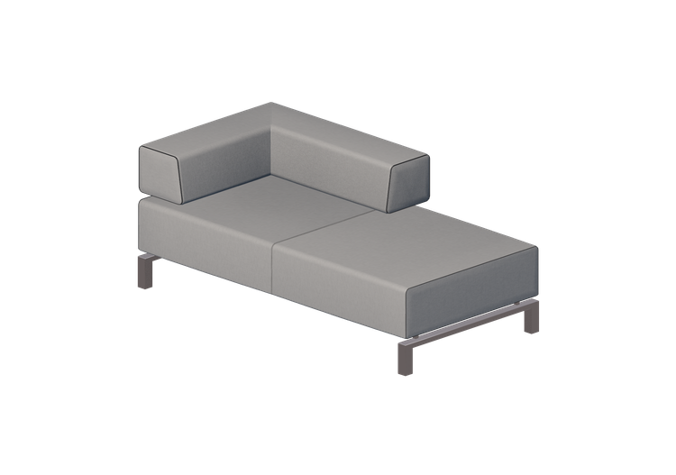 Poltronas 3D - Sofá 2 plazas de tela o de cuero - Hitch... Poltronas 3D - Sofá 2 plazas de tela o de cuero - Hitch...