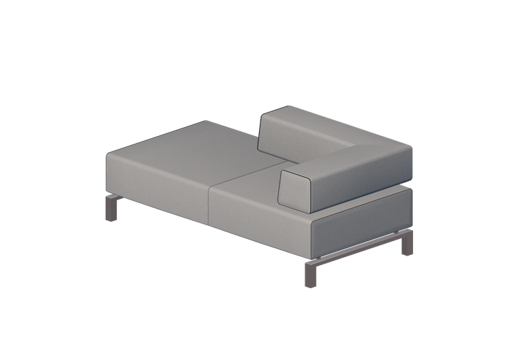 Poltronas 3D - Sofá 2 assentos em tecido ou de couro -... Poltronas 3D - Sofá 2 assentos em tecido ou de couro -...